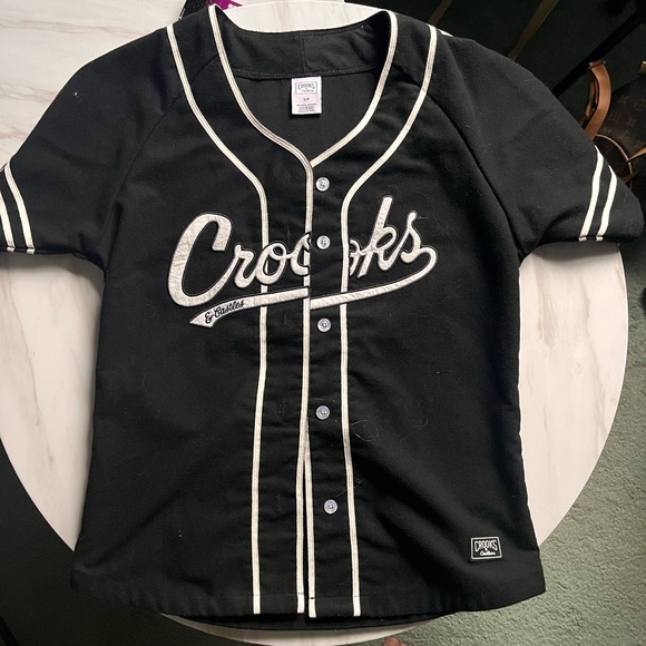 Crooks & Castles - Felted Baseball Button Up - Size Men’s SM - Picture 2 of 8